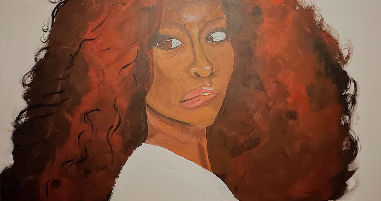 Acrylic Painting Black AF